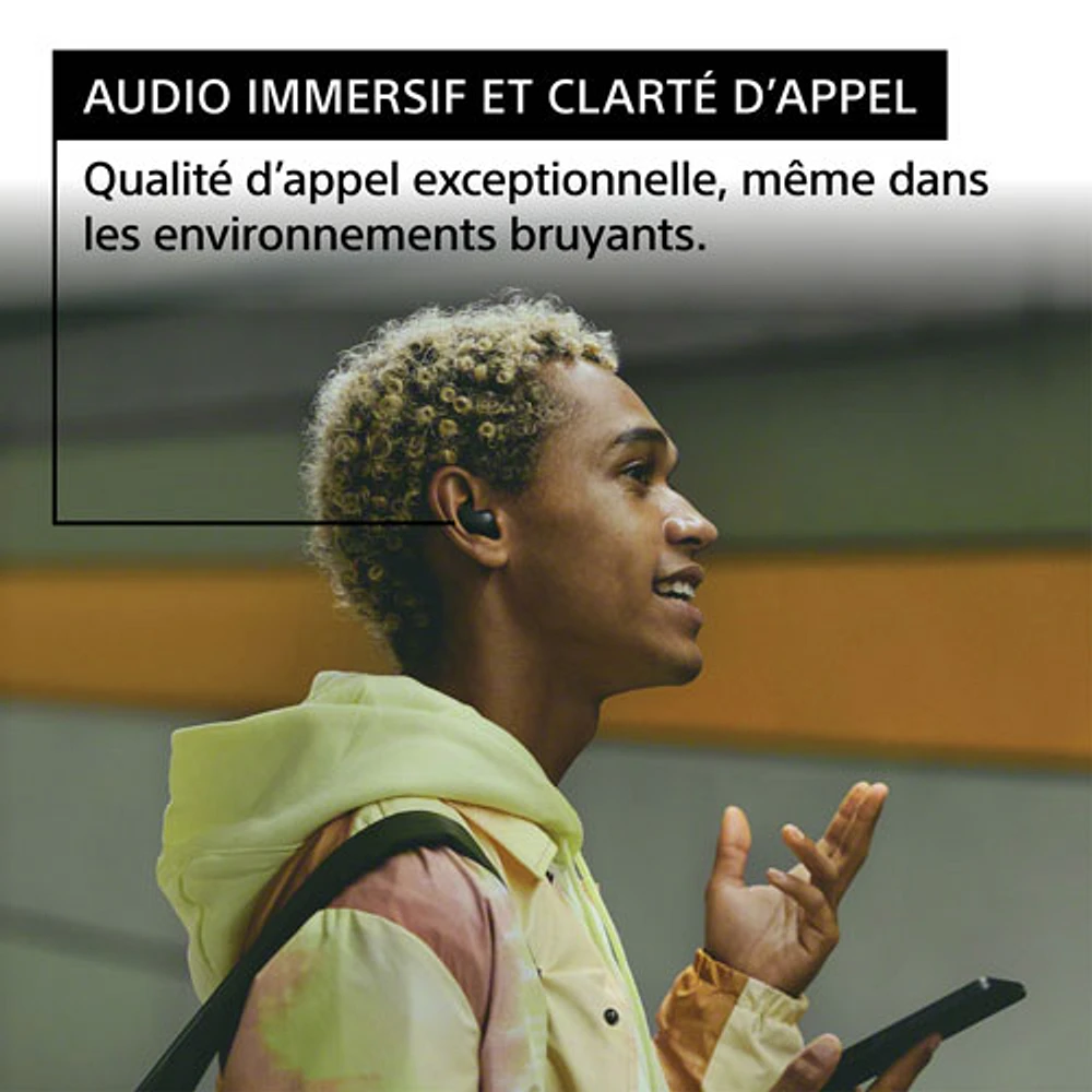 couteurs boutons 100 % sans fil à suppression du bruit LinkBuds Fit de Sony