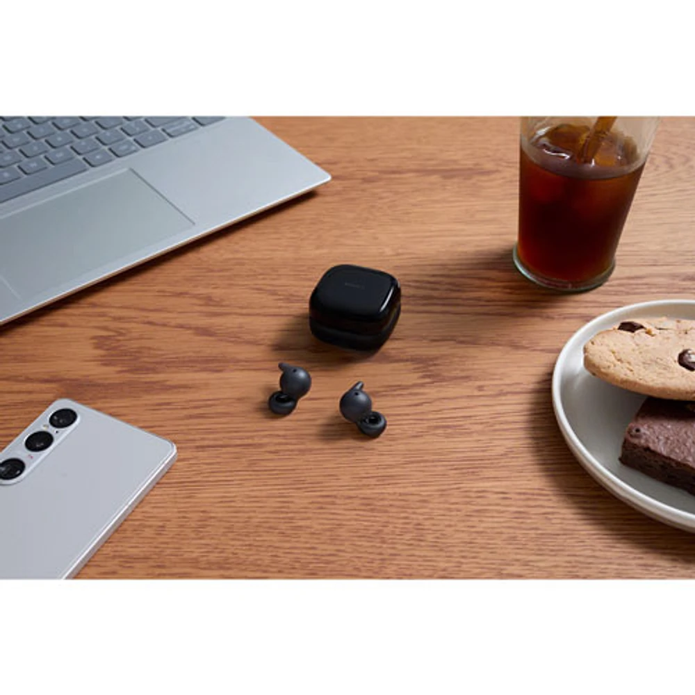 Sony LinkBuds Open In-Ear True Wireless Earbuds - Black