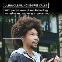 Sony LinkBuds Open In-Ear True Wireless Earbuds - Black