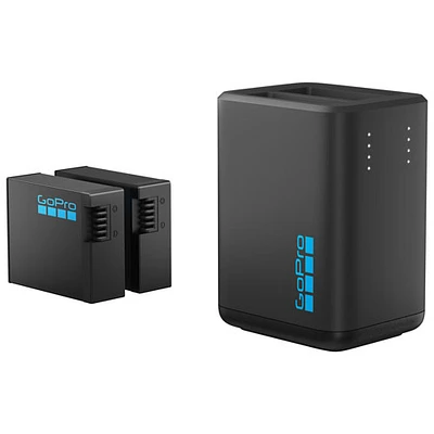 Chargeur de batterie double avec 2 batteries Enduro pour GoPro HERO 13 Black (AEDBD-201-CA)