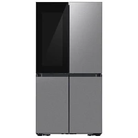 Open Box - Samsung BESPOKE 36" 22.8 Cu Ft 4- French Door Refrigerator (RF23DB9700QLAA) - Scratch & Dent