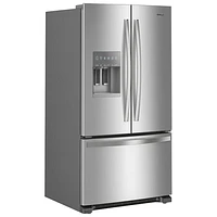 Whirlpool 36" 24.7 Cu. Ft. French Door Refrigerator with Water & Ice Dispenser (WRFF3436RZ) - Stainless Steel