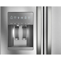 Whirlpool 36" 24.7 Cu. Ft. French Door Refrigerator with Water & Ice Dispenser (WRFF3436RZ) - Stainless Steel