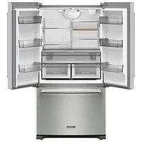 KitchenAid 36" 20 Cu. Ft. French Door Refrigerator with Water Dispenser (KRFC136RPS) - Stainless Steel