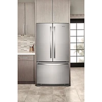 Whirlpool 36" 20 Cu. Ft. French Door Refrigerator with Water Dispenser (WRFC2036RZ) - Stainless Steel