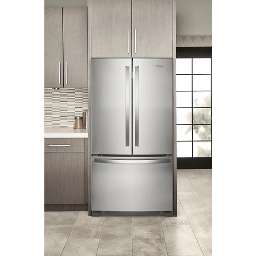 Whirlpool 36" 25.2 Cu. Ft. French Door Refrigerator (WRFF3036RZ) - Stainless Steel