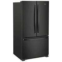 Whirlpool 36" 25.2 Cu. Ft. French Door Refrigerator with Water Dispenser (WRFF3236RB) - Black