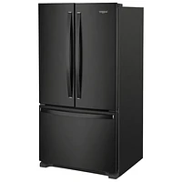 Whirlpool 36" 25.2 Cu. Ft. French Door Refrigerator with Water Dispenser (WRFF3236RB) - Black