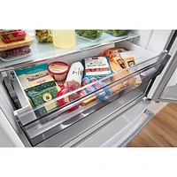 KitchenAid 36" 20 Cu. Ft. French Door Refrigerator with Water Dispenser (KRFC136RWH) - White