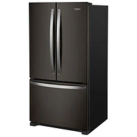 Whirlpool 36" 20 Cu. Ft. French Door Refrigerator with Water Dispenser (WRFC2036RV) - Black Stainless Steel