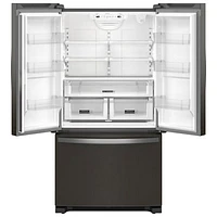 Whirlpool 36" 20 Cu. Ft. French Door Refrigerator with Water Dispenser (WRFC2036RV) - Black Stainless Steel