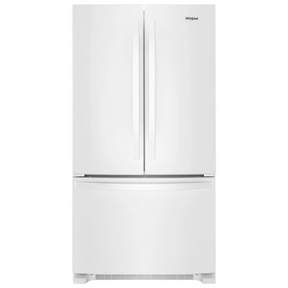 Whirlpool 36" 20 Cu. Ft. French Door Refrigerator with Water Dispenser (WRFC2036RW) - White