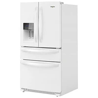 Whirlpool 36" 24.5 Cu. Ft. French Door Refrigerator with Water & Ice Dispenser (WRMF3636RW) - White