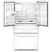 Whirlpool 36" 24.5 Cu. Ft. French Door Refrigerator with Water & Ice Dispenser (WRMF3636RW) - White