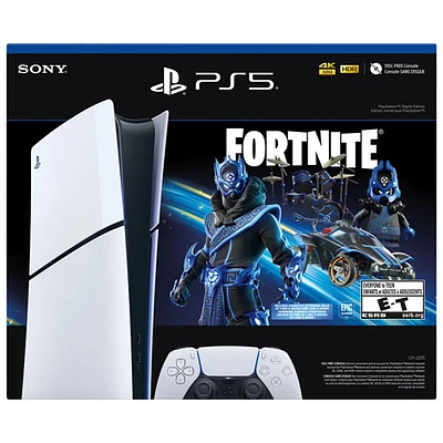 PlayStation 5 Slim Digital Edition Console - Fortnite Cobalt Star Bundle