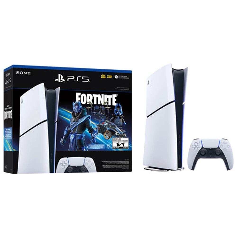 PlayStation 5 Slim Digital Edition Console - Fortnite Cobalt Star Bundle