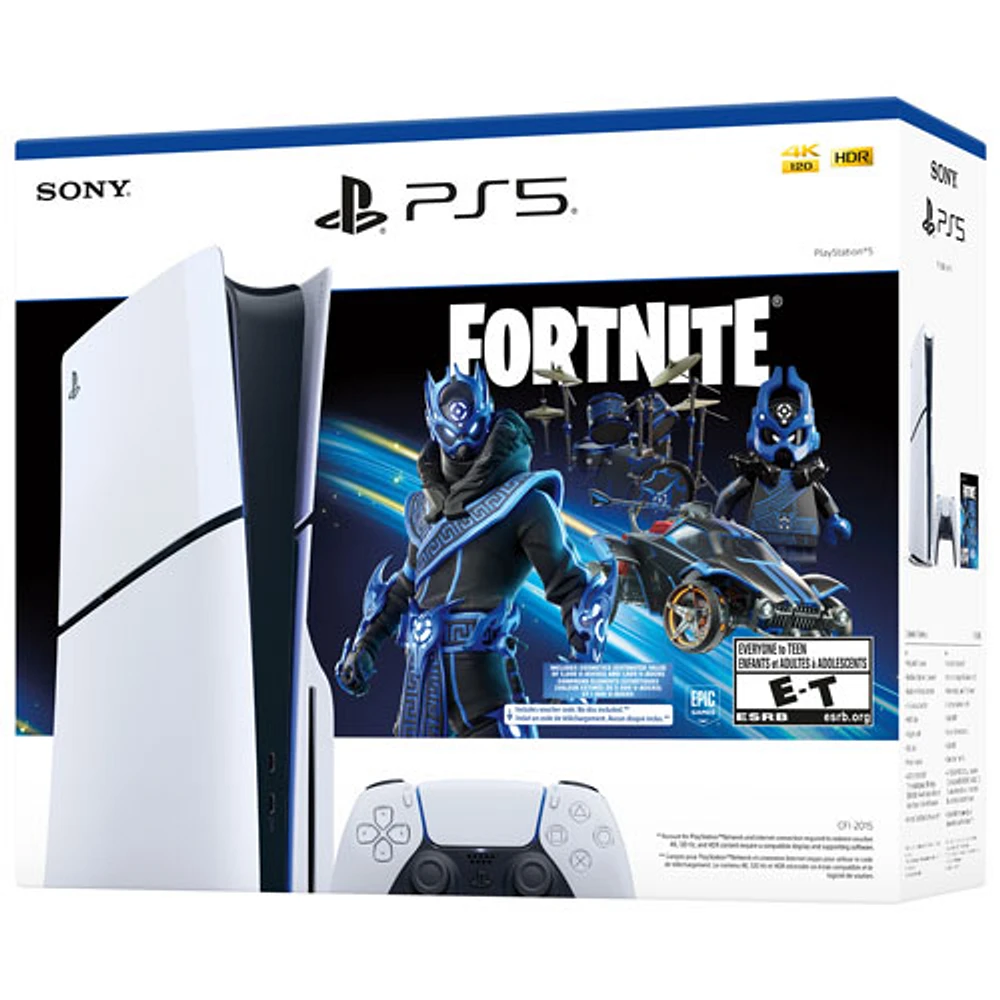 PlayStation 5 Slim Console - Fortnite Cobalt Star Bundle