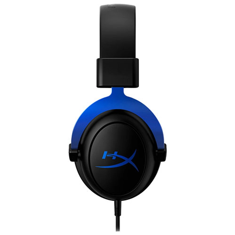 Casque de jeu à suppression du bruit Cloud de HyperX pour PS5/PS4 - Noir/Bleu