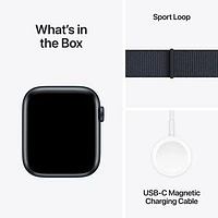 Rogers Apple Watch SE (GPS + Cellular) 44mm Midnight Aluminum Case w/ Ink Sport Loop - Monthly Financing