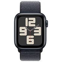 TELUS Apple Watch SE (GPS + Cellular) 40mm Midnight Aluminum Case w/ Ink Sport Loop - Monthly Financing