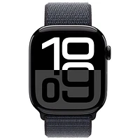 Virgin Plus Apple Watch Series 10 (GPS + Cellular) 46mm Jet Black Aluminum Case w/ Ink Sport Loop - Monthly Financing