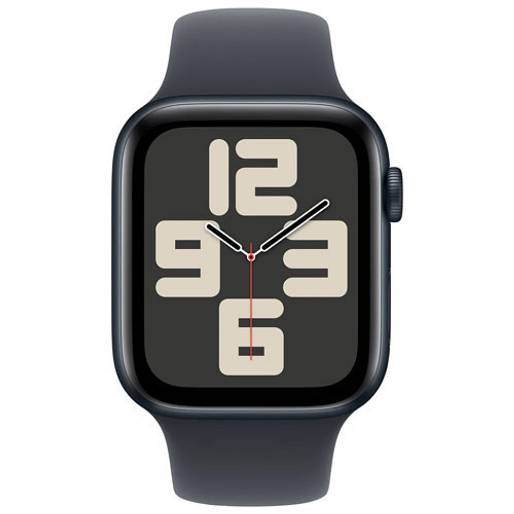 Virgin Plus Apple Watch SE (GPS + Cellular) 44mm Midnight Aluminum Case w/ Midnight Sport Band - M/L - Monthly Financing