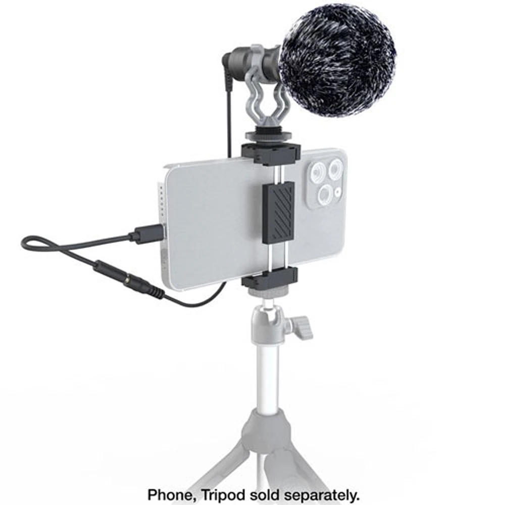 Bower Cardioid Condenser Microphone for Smartphones and DSLRs (BBC-MIC200)