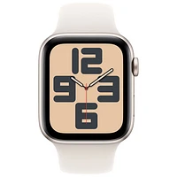 Apple Watch SE (GPS + Cellulaire) avec boîtier de mm en aluminium comète et bracelet sport comète par Freedom Mobile - Moyen/Grand