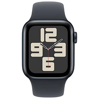 Freedom Mobile Apple Watch SE (GPS+Cellular) 40mm Midnight Aluminum Case w/Midnight Sport Band-S/M-Monthly Tab Payment