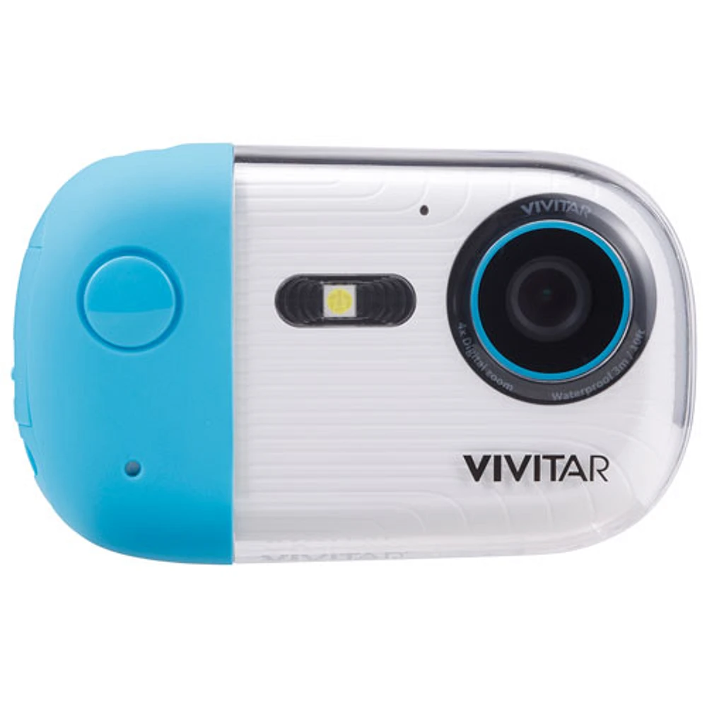 Vivitar Aqua Snap 18MP Underwater Camera - White/Blue