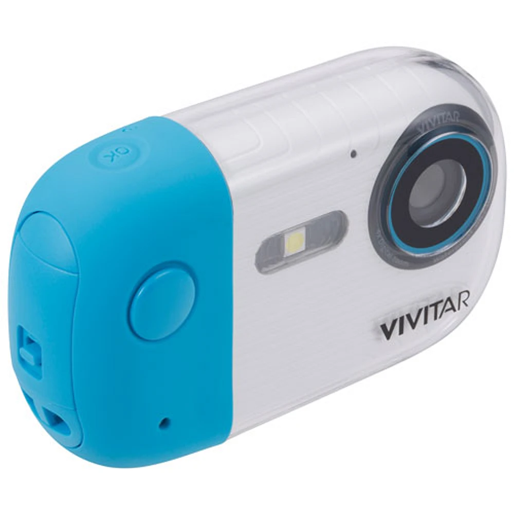 Vivitar Aqua Snap 18MP Underwater Camera - White/Blue