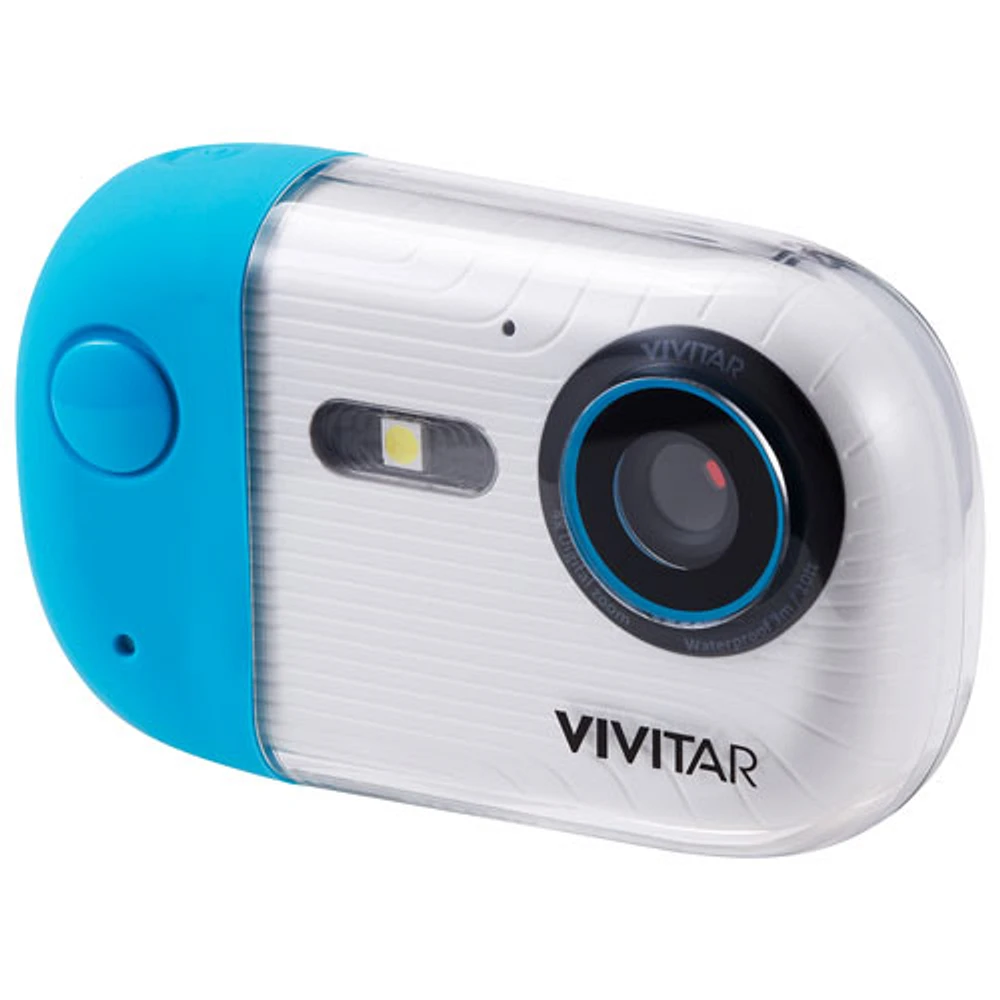 Vivitar Aqua Snap 18MP Underwater Camera - White/Blue