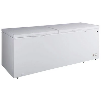 Kenmore 21 Cu. Ft. Garage Ready Convertible Freezer/Fridge with LED Lighting (KKCF21-W) - White