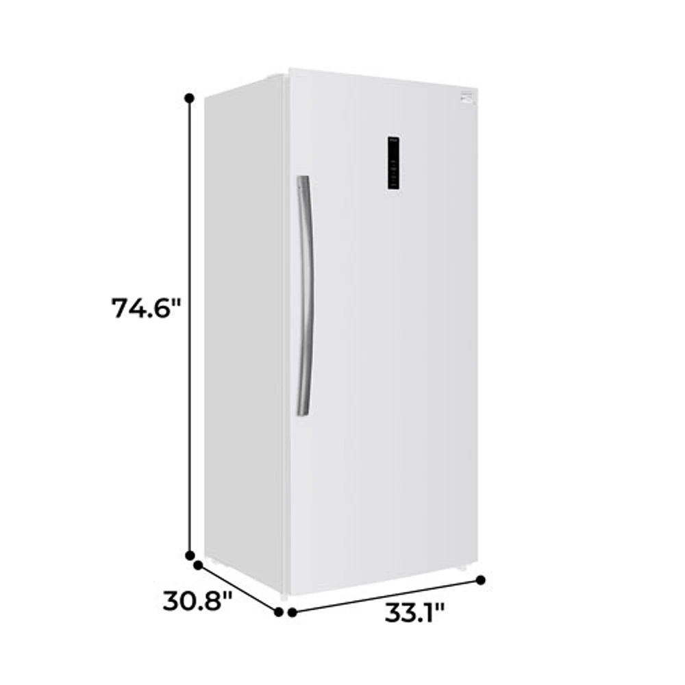 Kenmore 21 Cu. Ft. Garage Ready Upright Convertible Freezer/Fridge (KKUF21-W) - White