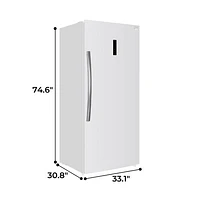 Kenmore 21 Cu. Ft. Garage Ready Upright Convertible Freezer/Fridge (KKUF21-W) - White