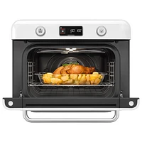 Smeg 10-in-1 Countertop Combination Air Fryer Toaster Oven with Steam - 1.05 Cu.Ft./29.7L - White