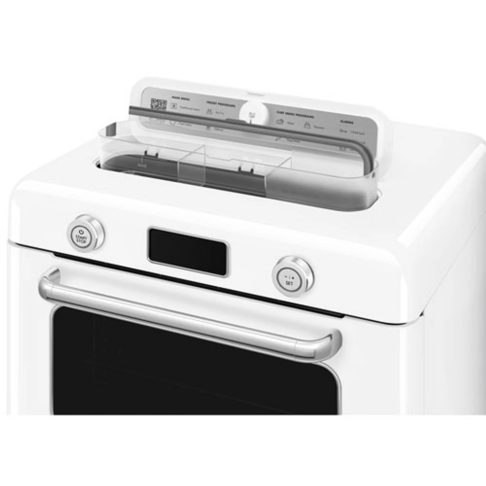 Smeg 10-in-1 Countertop Combination Air Fryer Toaster Oven with Steam - 1.05 Cu.Ft./29.7L - White