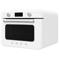 Smeg 10-in-1 Countertop Combination Air Fryer Toaster Oven with Steam - 1.05 Cu.Ft./29.7L - White