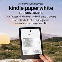 Amazon Kindle Paperwhite (12th Generation) Signature Edition 32GB 7" Digital eReader (SA569P) - Metallic Black