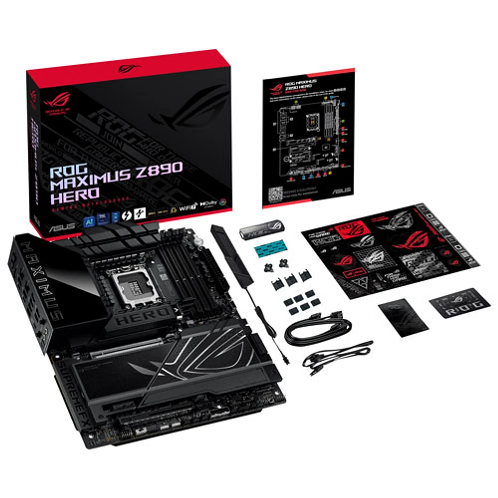 ASUS ROG MAXIMUS Z890 HERO Wi-Fi LGA1851 ATX DDR5 Intel Motherboard for Intel Core Ultra Processors (Series 2)