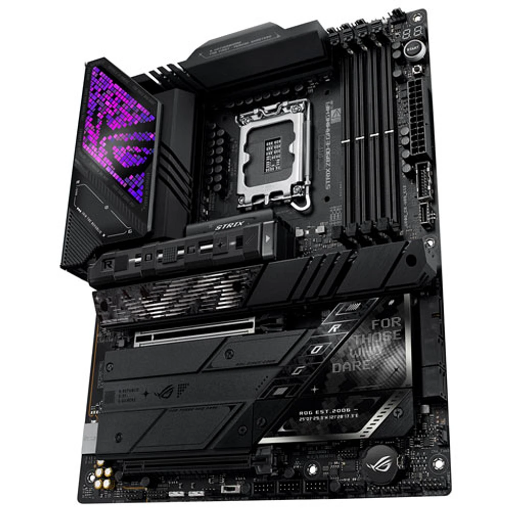 Carte mère ROG MAXIMUS Z890-E Gaming Wi-Fi ATX DDR5 d'ASUS avec LGA 1851 d'Intel pour processeurs Core Ultra d'Intel (série 2)