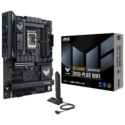 Asus TUF GAMING Z890-PLUS GAMING Wi-Fi LGA1851 ATX DDR5 Intel Motherboard for Intel Core Ultra Processors (Series 2)