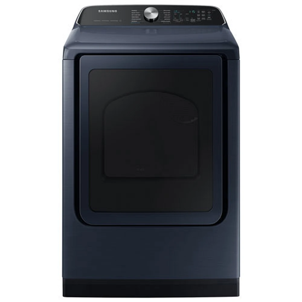 Open Box - Samsung 7.4 Cu. Ft. Electric Steam Dryer (DVE54CG7155DAC) - Navy - Perfect Condition