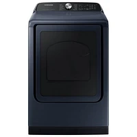 Open Box - Samsung 7.4 Cu. Ft. Electric Steam Dryer (DVE54CG7155DAC) - Navy - Perfect Condition
