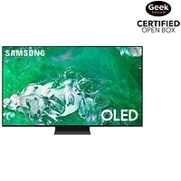 Boîte ouverte - Téléviseur intelligent Tizen HDR DELO UHD 4K de 55 po de Samsung (QN55S90DAFXZC) - 2024 - Noir graphite