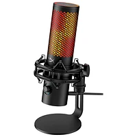 HyperX QuadCast 2 S Desktop USB Microphone - Black/Red