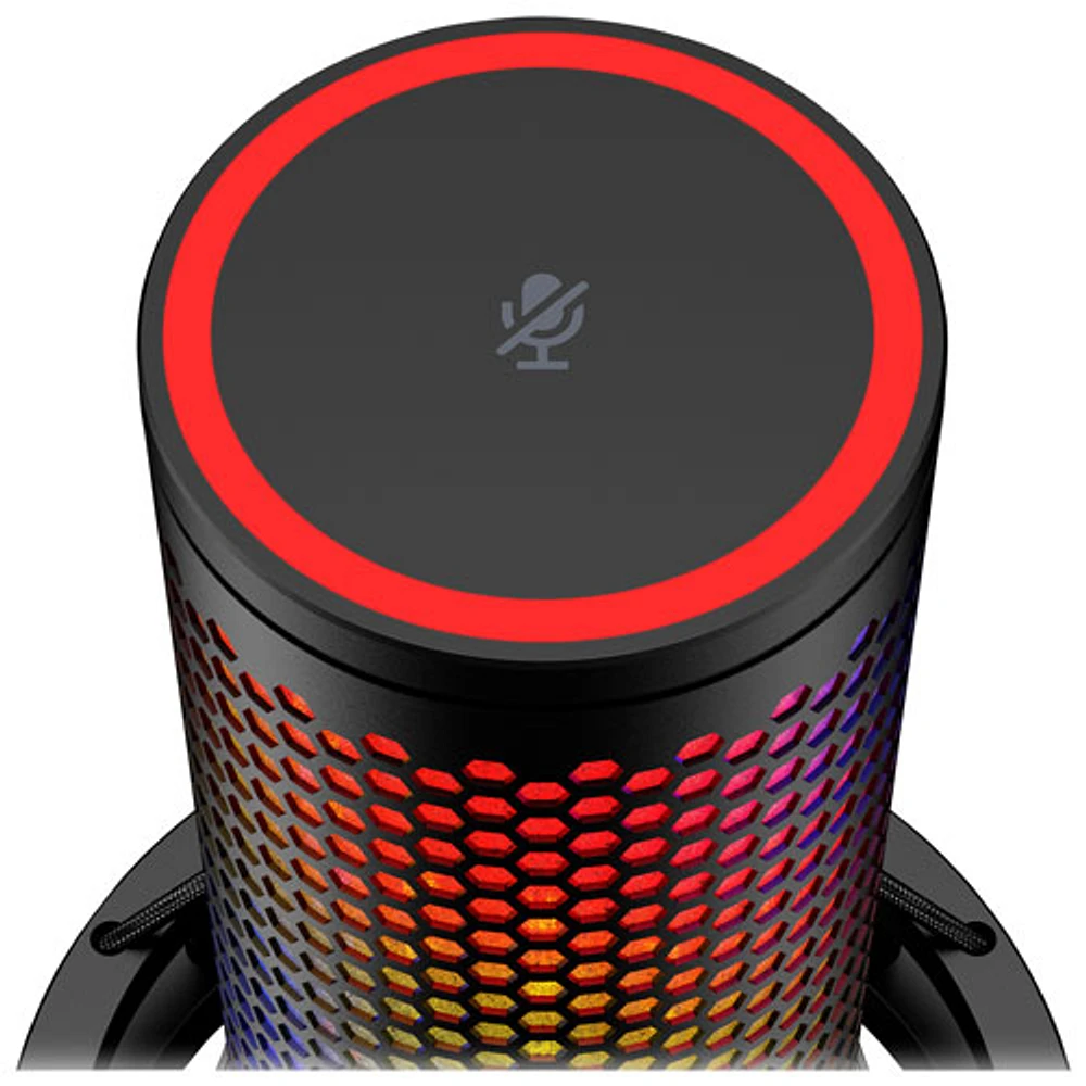 HyperX QuadCast 2 S Desktop USB Microphone - Black/Red