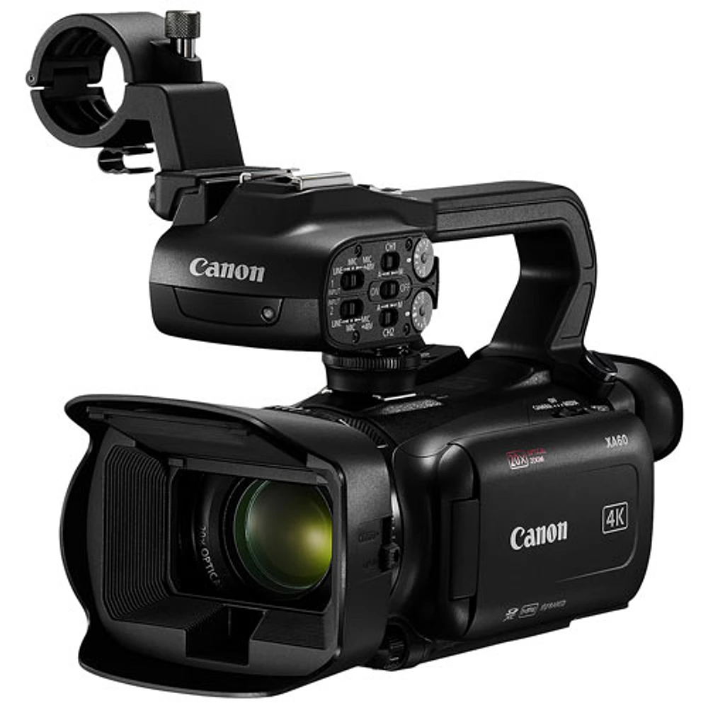 Caméscope professionnel UHD 4K à mémoire flash SD XA60 de Canon