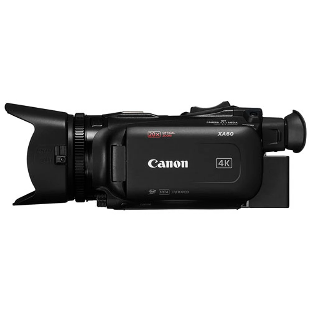 Caméscope professionnel UHD 4K à mémoire flash SD XA60 de Canon