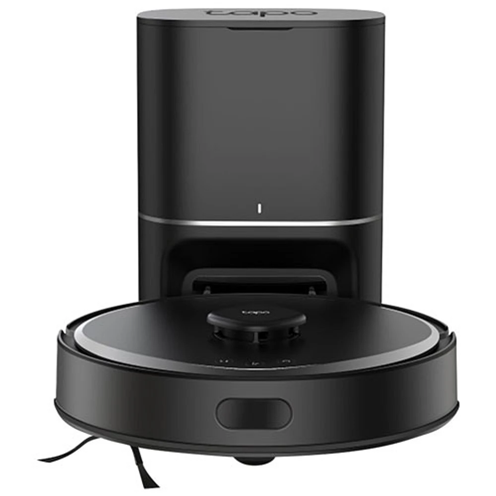 TP-Link Tapo RV30 Max Plus Hyper Suction Robot Vacuum & Mop with Smart Auto-Empty Dock - Black